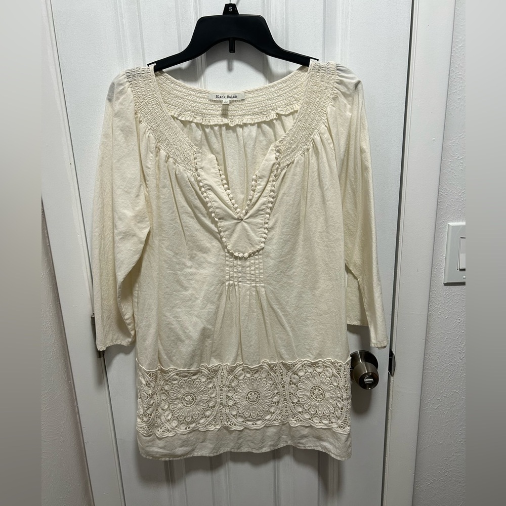 Boho Cream Woman’s Top